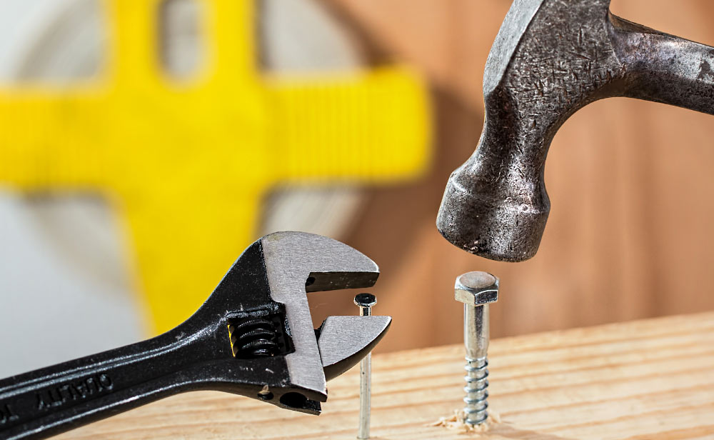 Wrench and Hammer Wrench and Hammer